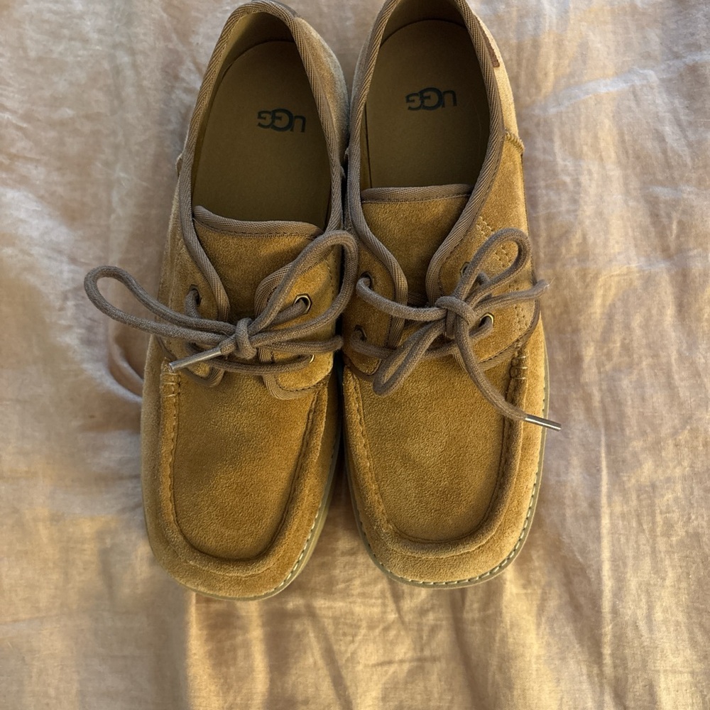 UGG Women's Tan Suede Loafers